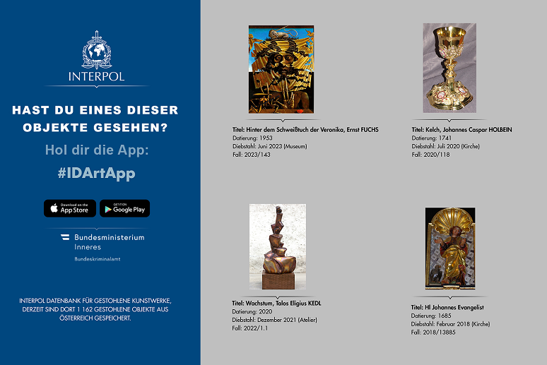 „Most wanted works of Art” – Gestohlenen Kunstwerken auf der Spur